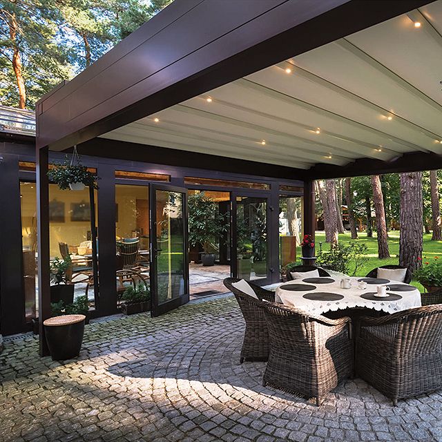 Terrassendach online gestalten | Lamellendach aus Aluminium